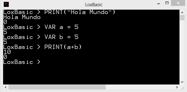 LoxBasic - lenguaje estructurado